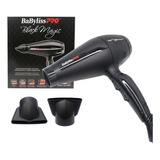 Secador Babyliss Pro Iones Black Magic 2000w