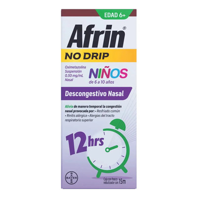 Afrin No Drip Niños Oximetazolina Suspensión 0.50 Mg\u002Fml | Envío gratis