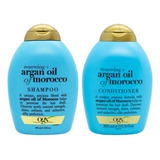 Ogx Argan Oil Of Morocco Shampoo + Enjuague Cabello 385ml 3c