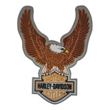 Parche Bordado Águila Harley Davidson Reflectiva Espalda 