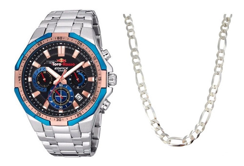 CASIO 腕時計 EDIFICE Toro Rosso EQUALS メンズ ネイビー
