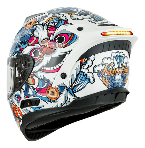 Casco Moto Certificado Ece22.06 Abatible Sft Els2 + Luz Led