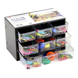 Mini Organizador Con Cajones Para Escritorio, Caja De Almace