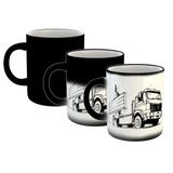 Taza Magica Camiones Transporte Tambien Tu Logo Empresa M1