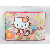 Capa  Luva P/ Notebook Hello Kitty Personalizada 15.6 