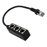 Divisor De Red Lan Ethernet Hembra Rj45 1 A 3 Adaptador