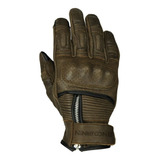 Guantes Cortos Moto Nine To One By Ls2 Zip Marron Bamp Group