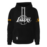 Hoodie Buzo Black  Los Angeles Lakers  Basketball Nba