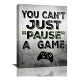 Video Game Wall Art Boys Gamer Room Decor Gaming Canvas...