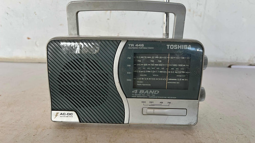 Rádio Toshiba Tr 446 Multiband Am Fm Bivolt Antigo