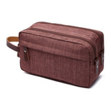 Necessaire Masculina Bolsa Organizadora Viagem  Cor Marrom