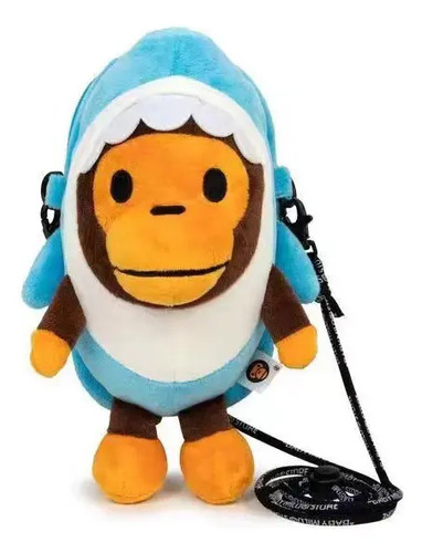 Mochila Bandolera Adorable De Mono Cartoon Para Móvil