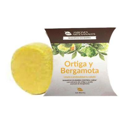 Shampoo En Barra Control Caida Ortiga Y Bergamota Blen | Envío gratis