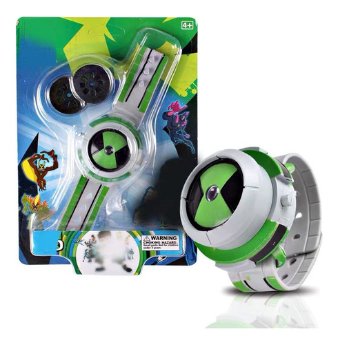 Reloj De Proyección 10 Omnitrix Brinquedo Infantil Glowx