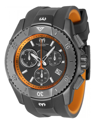 Reloj Para Hombres Technomarine Uf6 Tm 621032 Naranja, Gris