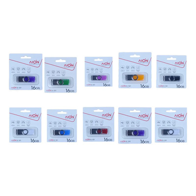 Memoria USB 16 GB Aion K101 Paquete 10 Piezas Colores Surtidos | MercadoLibre