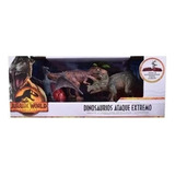 Playset Jurassic World Ataque Extremo + 3 Dinos! Original