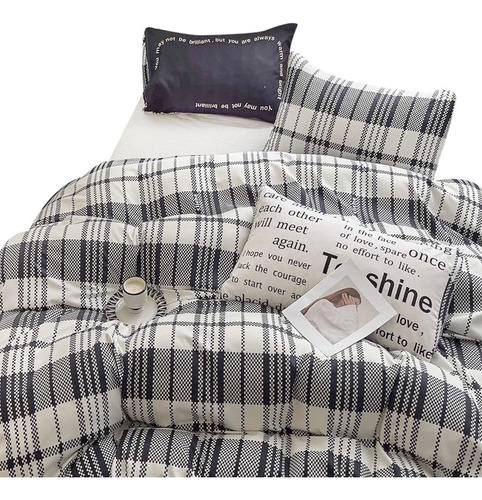 Duvet Estampado Cuadros Doble