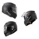 Casco Integral Ls2 Breaker Negro Mate C / Lentes + Pinlock 