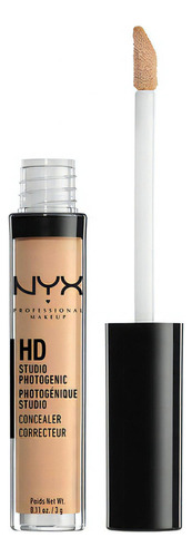 Corrector De Imperfecciones Nyx Hd Photogenic Concealer Wand Tono Glow