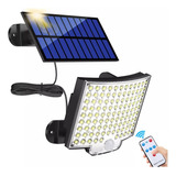 Lámpara Solar 106 Led De Pared Exteriores Sensor Luz 4 Modos