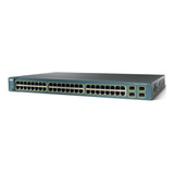 Switch Cisco Catalyst 3560g 48 Puertos 10/100/1000 + Sfp X 4
