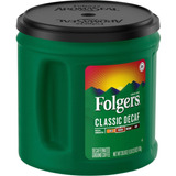 Cafe Folgers Clasico Decaf Tostado Medio, Descafeinado, 816g