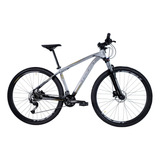 Bicicleta Aro 29 Trust 2x9 Shimano Alivio - Freio Hidraulico Cor Cinza/preto Tamanho Do Quadro 17