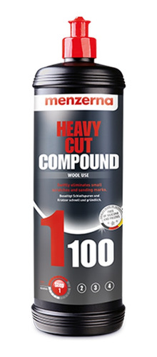 Menzerna 1100 Hcc Heavy Cut Compound Pulimento Pesado 32oz.