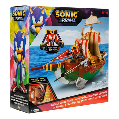 Sonic The Hedgehog Barco De La Travesia De Angel Set Figuras | Meses sin interés