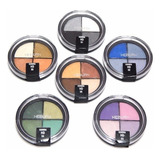 Sombra Compacta X4 Cuarteto Hd Heburn Maquillaje Profesional Color De La Sombra Varios