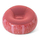 5 Sillones Puff Inflables Rosa, Bestway, Gamer, Comodo, 