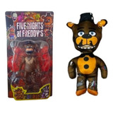 Combo Muñeco Freddy Fnaf + Peluche Five Nights At Freddy 