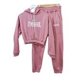 Conjunto Dama Rosa Dep Fitness Gym Skarkk Pants Felpa Unit