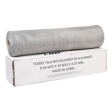 Tejido Tela Mosquitera Aluminio Rollo 0.80x30mts No Se Oxida