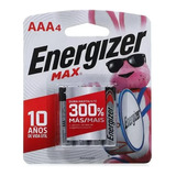 Energizer Max Aaa Paquete De 4