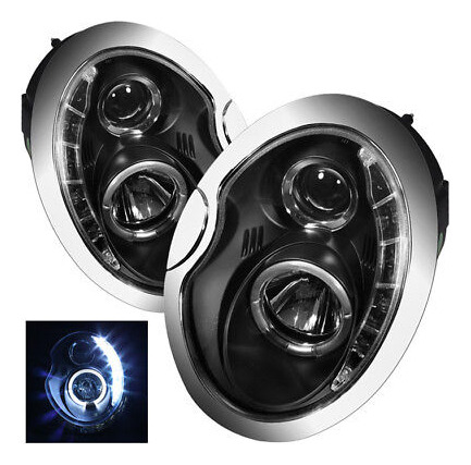 Mini Cooper 02-06 Single Halo Daytime Running Drl Led Bl Jjd