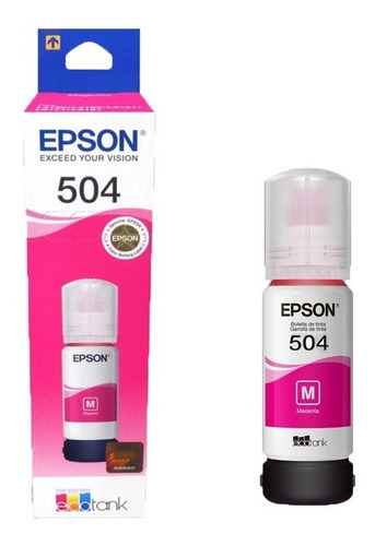 Tinta Epson T504 Tinta Continua 70ml L4150 L4160 L6161 