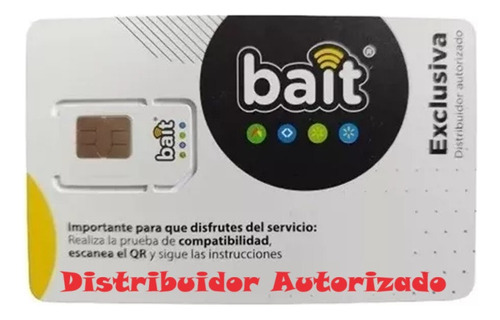 Chip Multiregión | Bait | Altán Redes | Con 15 Días Y 20gb |