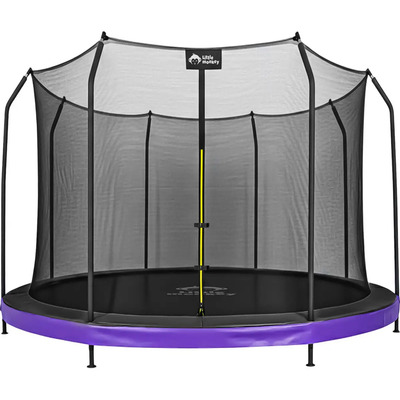 Trampolin Brincolin 14ft Gigante 4.2m Malla Seguridad Lona De Salto Negro Cobertor De Resortes Morado | Meses sin interés