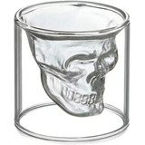 Copa Calavera Vidrio Whisky Ron Aguardiente Tequila Vaso 25m