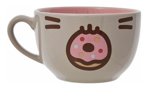 Pusheen Cat Donut Face Latte Coffe Mug Enesco Original