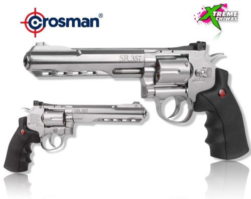 Pistola Airsoft Co2 Revolver Crosman Sr357 Bbs .177 Xtr C