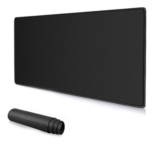 Mouse Pad Xl Gamer Oficina Antideslizante Negro 80x40 Cm 3mm