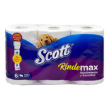 Papel Higiénico Scott Rindemax 24 Rollos De 21mts