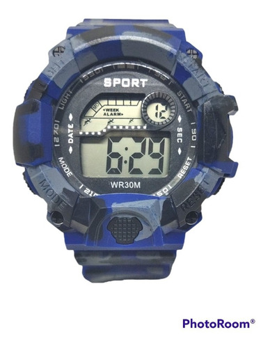 Reloj Pulsera Digital Estilo Deporte Camuflado Hombre/mujer