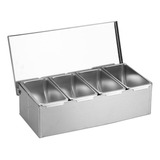 Set De Contenedores (fg), Caja De Acero Inoxidable, Tarro De