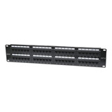 Panel De Parcheo Cat6, 48puertos, Utp, 2u, Intellinet 560283