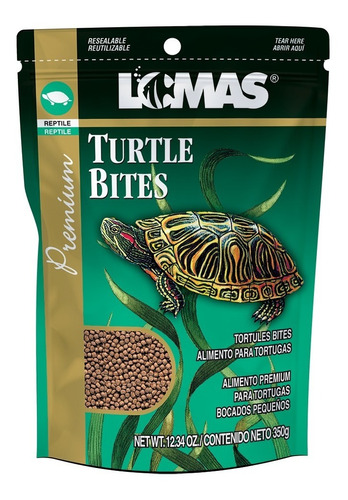 Alimento Para Tortugas Lomas 350 Grs Pack 5 Piezas