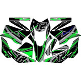 Stickers, Calca, Vinil, Para Moto 150z Verde 2020 Mod-53